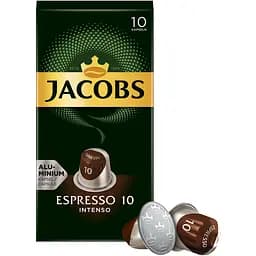Уценка. Кофе молотый Jacobs Espresso 10 Intenso в капсулах, 10 шт. (914990)