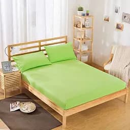 Простыня на резинке TAG Tekstil 160х200х20 см салатовая 000152520