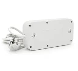 Сетевой фильтр-удлинитель Voltronic FU09W, 3 розетки EU + 4USB + 1PD, 2 м, 3х0,75мм, 2500W, White - мініатюра 2