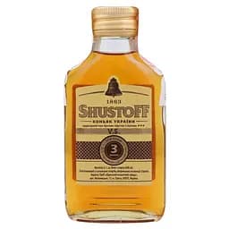 Коньяк України Shustoff 3 зірки, 40%, 0,1 л (766854)