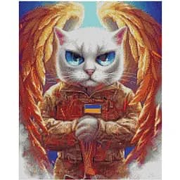 Алмазная мозаика Brushme Котик Ангел © Марианна Пащук DBS1121 40x50 см