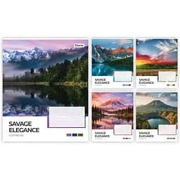 Зошит учнівський 1В Savage elegance упаковка 10 шт./48 лін. (769017)