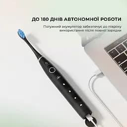 Розумна зубна електрощітка Oclean Flow S Electric Toothbrush Green (6970810557336) - мініатюра 10