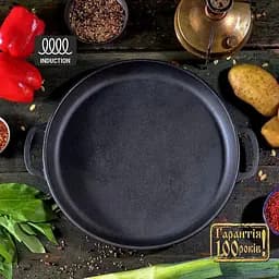 Казан Maysternya чавунний з кришкою-сковородою (V18CP) - мініатюра 3