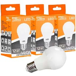 Набор светодиодных ламп Evro Lights 12 Вт 4200 К A-12-4200-27 Е 27, 3 шт. (58946)