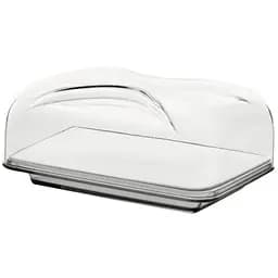 Блюдо для сыра Guzzini Gocce серый 11.5 х 25.5 х 18 см (27010092)