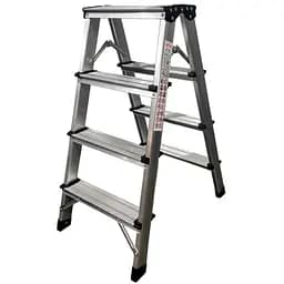Стрем'янка двостороння GTM KMH1204 алюмінієва, 4 сходинки 780 мм (KMH1204) (39697)