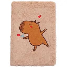 Блокнот А5 ZiBi Capybara 8 Kids Line плюшевий клітинка 80 аркушів (ZB.700022) - мініатюра 3