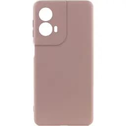 Чохол Silicone Cover Lakshmi Full Camera (AA) для Motorola Moto G85 Рожевий / Pink Sand