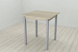 Стіл кухонний Ferrum-decor Дієго 75x70x70 Сірий ДСП Сонома 16мм (FRD-106297)