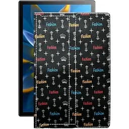 Чехол StatusCASE из экокожи для планшета Blackview OSCAL PAD 8 Фэшн черный