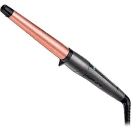 Плойка Remington Keratin Protect, конусная, 48 Вт, 5 температурных режимов, диаметр 19–28 мм, 150–210 °C, керамика, серебристый