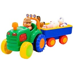 Игровой набор Kiddi Smart Трактор с трейлером (063180)