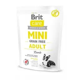 Сухой корм Brit Care GF Adult Lamb 0.4 кг для взрослых собак миниатюрных пород (ягненок)