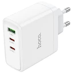 МЗП Hoco N30 Glory PD65W+QC3.0 (1USB-A/2C) White - мініатюра 5