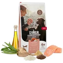 Сухой корм Mera Pure Sensitive Lachs&Reis для собак с лососем и рисом 1 кг