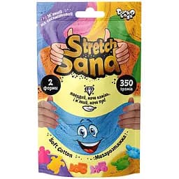 Набір креативної творчості Danko Toys Stretch Sand STS-04-02U пакет 350 гр Синій