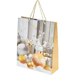 Пакет подарунковий Новорічний Подарунок DW0510X14 M Різнокольоровий