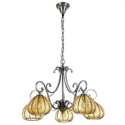 Люстра підвісна Brille класична E14 40W BZ (BELL-008S/5)