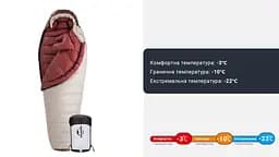 Спальник з натуральним пухом Naturehike Snowbird NH20YD001 розмір L коричневий 720 г - мініатюра 16