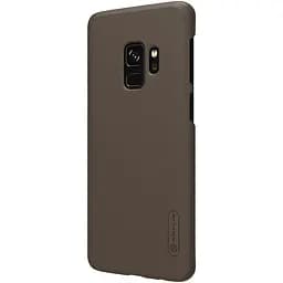 Чохол-накладка Nillkin Super Frosted Shield Samsung Galaxy S9 G960 Brown - мініатюра 4