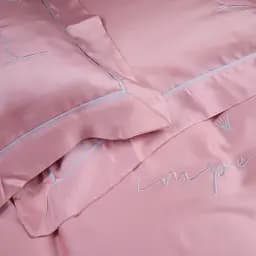 Наволочка MirSon Imperial Tencel №02 Pink 60х60 см (2200010753424) - мініатюра 4