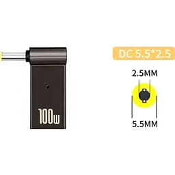 Перехідник XoKo USB-C DC 5.5-2.5mm 100W [XK-DC-C-5.5-2.5] [116097] - мініатюра 5