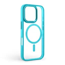 Чехол Apple iPhone 16 Pro, Unit MagSafe, зеленый, прозрачный, магсейф, ударопрочный, магнитный, панель-накладка с поддержкой MagSafe, с поддержкой беспроводной зарядки, TPU+PC, защита всего корпуса, ударопрочный, ArmorStandart (ARM78721) - мініатюра 2