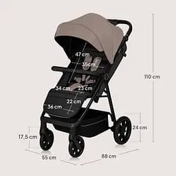 Прогулянкова коляска Lionelo Mira Beige Sand (LO-MIRA BEIGE SAND) - мініатюра 14