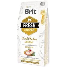 Сухой корм для взрослых собак всех пород Brit Fresh Chicken&Potato Adult с курицей и картофелем 2.5 кг