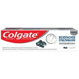 Зубная паста Colgate Безопасное отбеливание Природный уголь, 75 мл (795199)