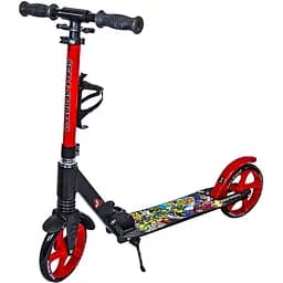 Самокат Scale Sports 93х38х91-105 см Красный 000231406