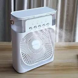 Настільний вентилятор F10 Spray 2in1 з водяним охолодженням 3600mAh White - мініатюра 2