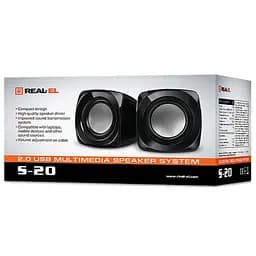 Акустична система REAL-EL S-20 black - мініатюра 2