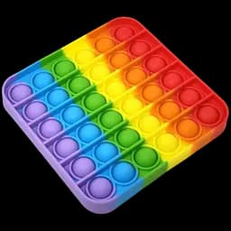 Іграшка-антистрес POP-IT PPT-S (Multicolor) Квадрат Райдужний