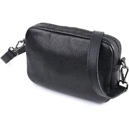 Классическая сумка кросс-боди Shvigel из зернистой натуральной кожи 21х13.5х5 см sum0027039