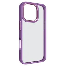 Чехол для Apple iPhone 16 Pro, UNIT2, фиолетовый, ударопрочный, прозрачный противоударный чехол-накладка из TPU и поликарбоната (PC), с защитными бортиками, защита всего корпуса от ударов и царапин, ArmorStandart (ARM78771)