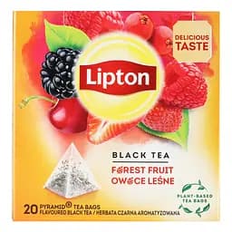 Чай чорний Lipton Forest Fruit, з ароматом лісових ягід, 34 г (25 шт. х 1.7 г) (594013) - мініатюра 2