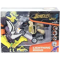 Машинка-трансформер Screechers Wild! S4 L3Лайтнінг Hайно Alpha Group EU685303 Різнокольоровий