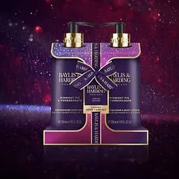 Подарунковий набір для догляду за руками Baylis & Harding Midnight Fig & Pomegranate: Рідке мило 300 мл + Лосьйон для рук та тіла 300 мл - мініатюра 3