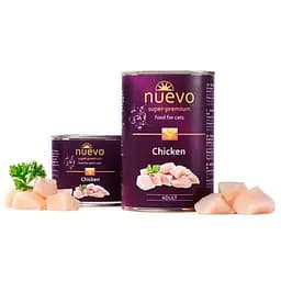 Консервований корм для котів із куркою Nuevo Adult 400 г