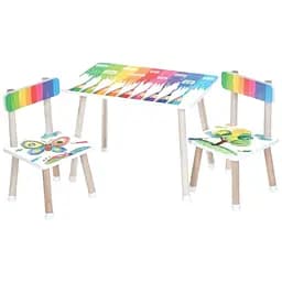 Дитячий столик M 501-28 Олівці для творчості та навчання дітей різнокольоровий