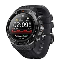 Mibro Смарт-часи GS Explorer S 48мм, 1.32", 466x466, AMOLED, BT 5.3, Dual-band GPS, 10 ATM, чорний обсидіан