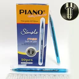Ручка масляна Piano Simple, синя, 50 шт., 1155PT_BL