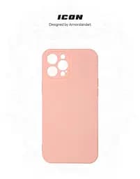 Чехол ArmorStandart ICON для Apple iPhone 12 Pro Max с крышкой камеры розового цвета (ARM57508) - мініатюра 3