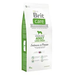 Сухий корм Brit Care GF Adult Large Breed Salmon & Potato 12 кг для собак (вагою від 25 до 45 кг)
