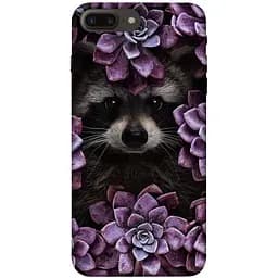 Чохол Demsky Єнот у квітах для Apple iPhone 7 plus / 8 plus (5.5)
