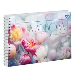 Альбом для малювання Yes Tulips A4, 20 аркушів спіраль, в асортименті (130564) - мініатюра 2