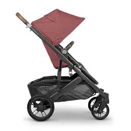 Прогулянкова коляска Uppababy Cruz V2 - Lucy + люлька Uppababy Carrycot Lucy Rosewood Melange Carbon Frame - мініатюра 6