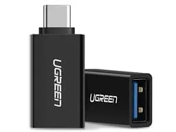 Перехідник-адаптер OTG Ugreen US173 USB-A 3.0 female to Type-C male (20808) чорний - мініатюра 4